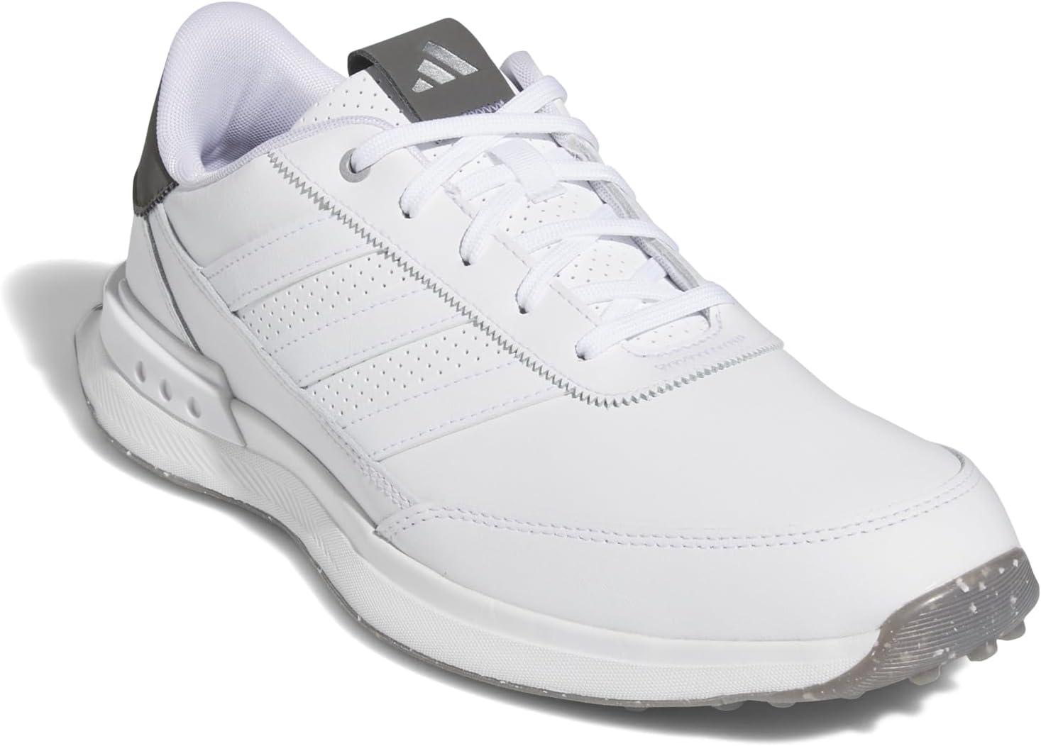 imageAdidas Mens S2g Spikeless Leather 24 Golf ShoesFootwear WhiteCharcoal