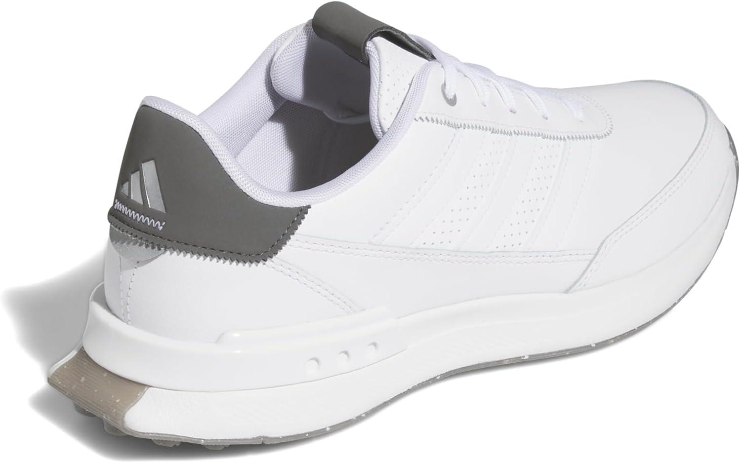 imageAdidas Mens S2g Spikeless Leather 24 Golf ShoesFootwear WhiteCharcoal