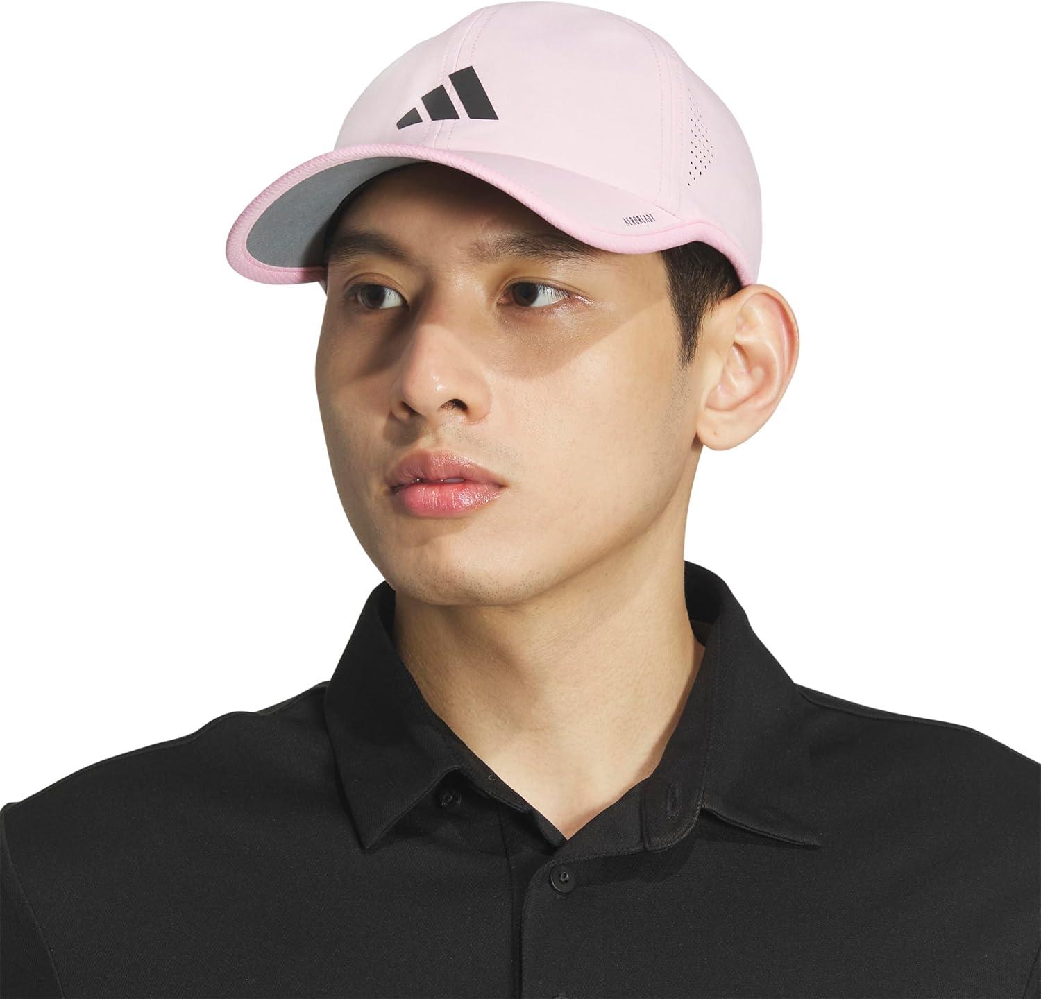 imageAdidas Superlite Athletic Caps Running Hat MenTrue PinkBlack30