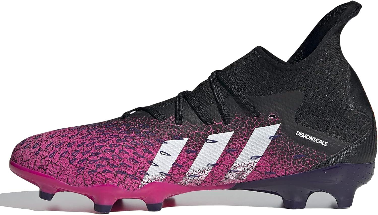 imageadidas Freak 3 Firm GroundBlackWhiteShock Pink