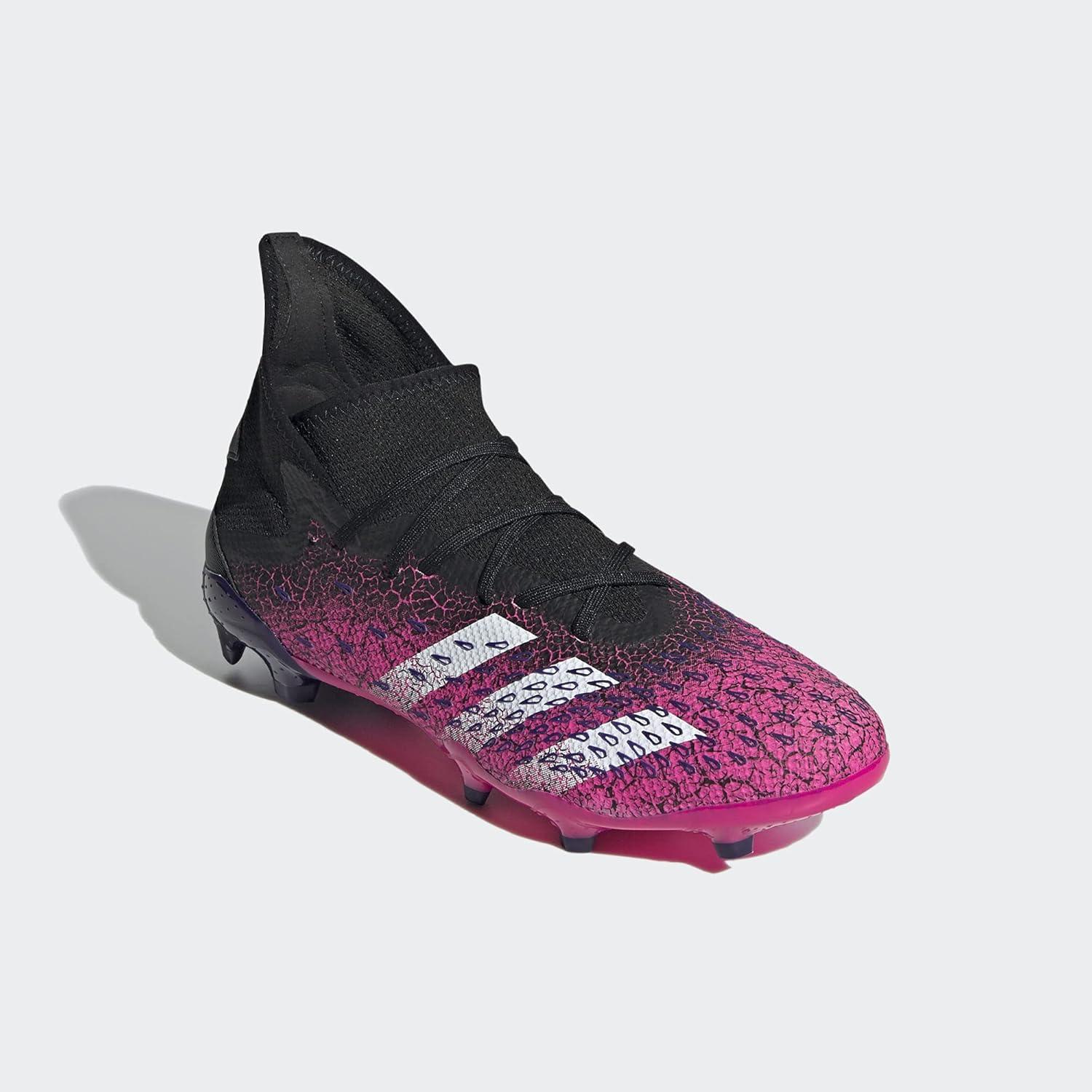 imageadidas Freak 3 Firm GroundBlackWhiteShock Pink