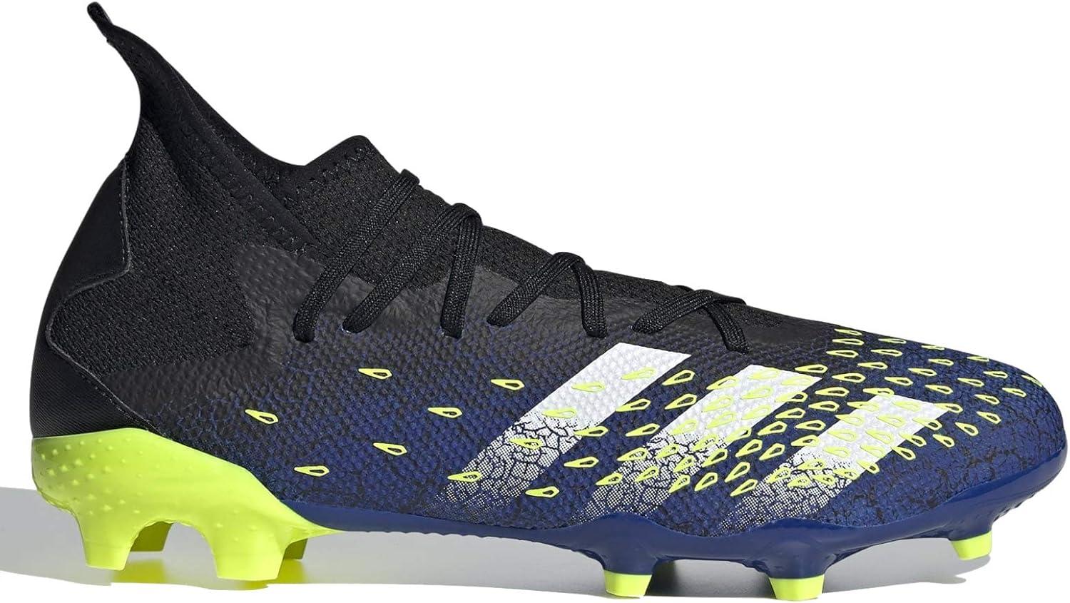 imageadidas Freak 3 Firm GroundBlackWhiteSolar Yellow