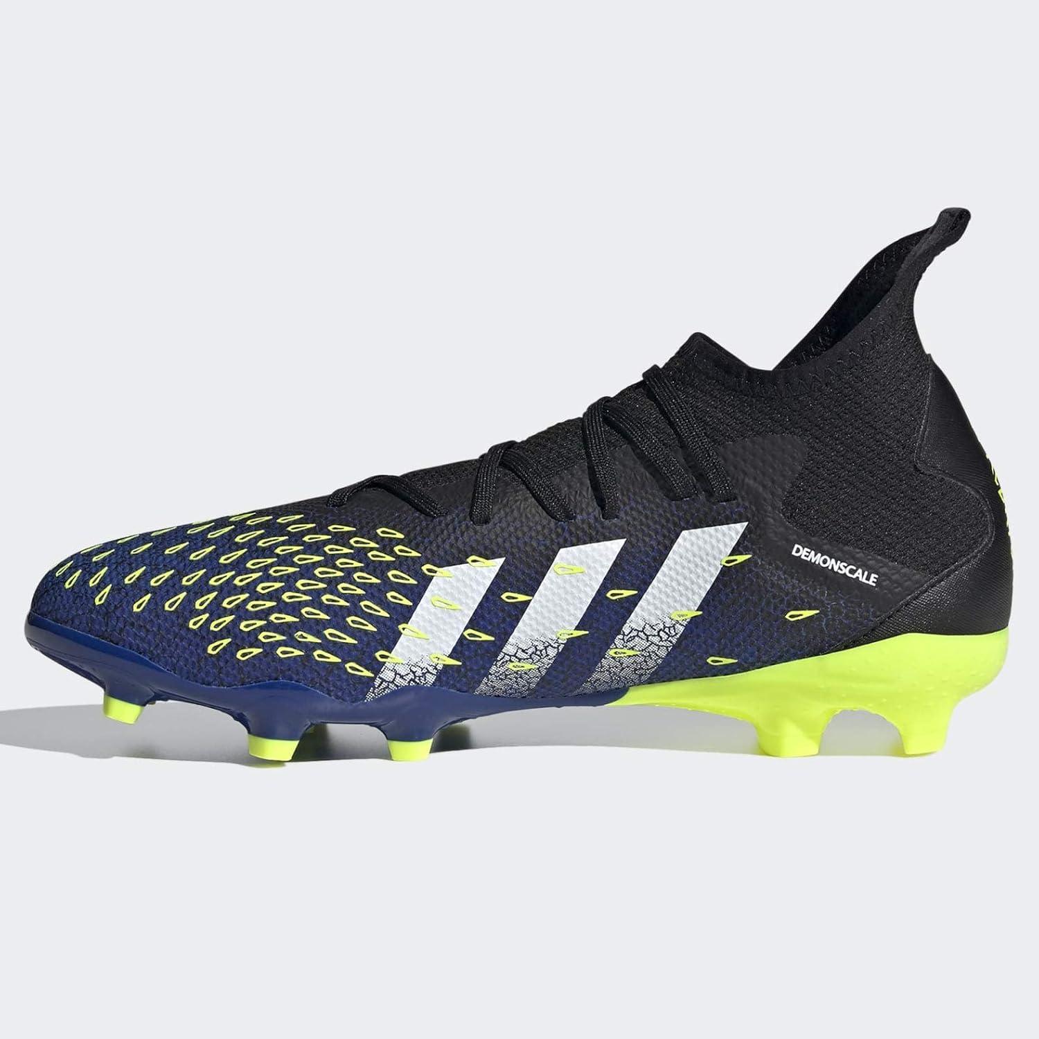imageadidas Freak 3 Firm GroundBlackWhiteSolar Yellow