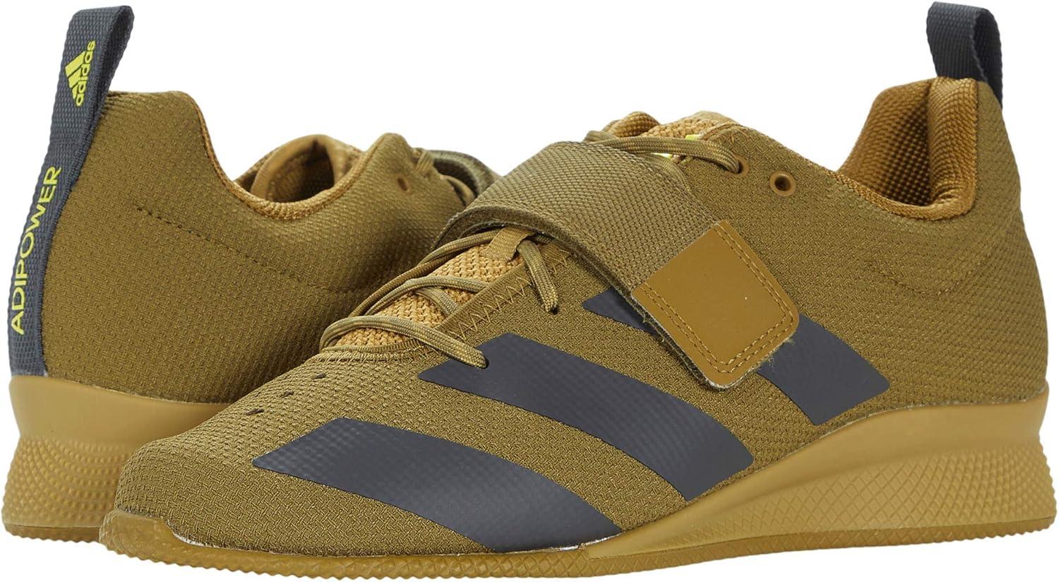 imageadidas Mens Adipower Weightlifting Ii Cross TrainerWild MossGreyAcid Yellow
