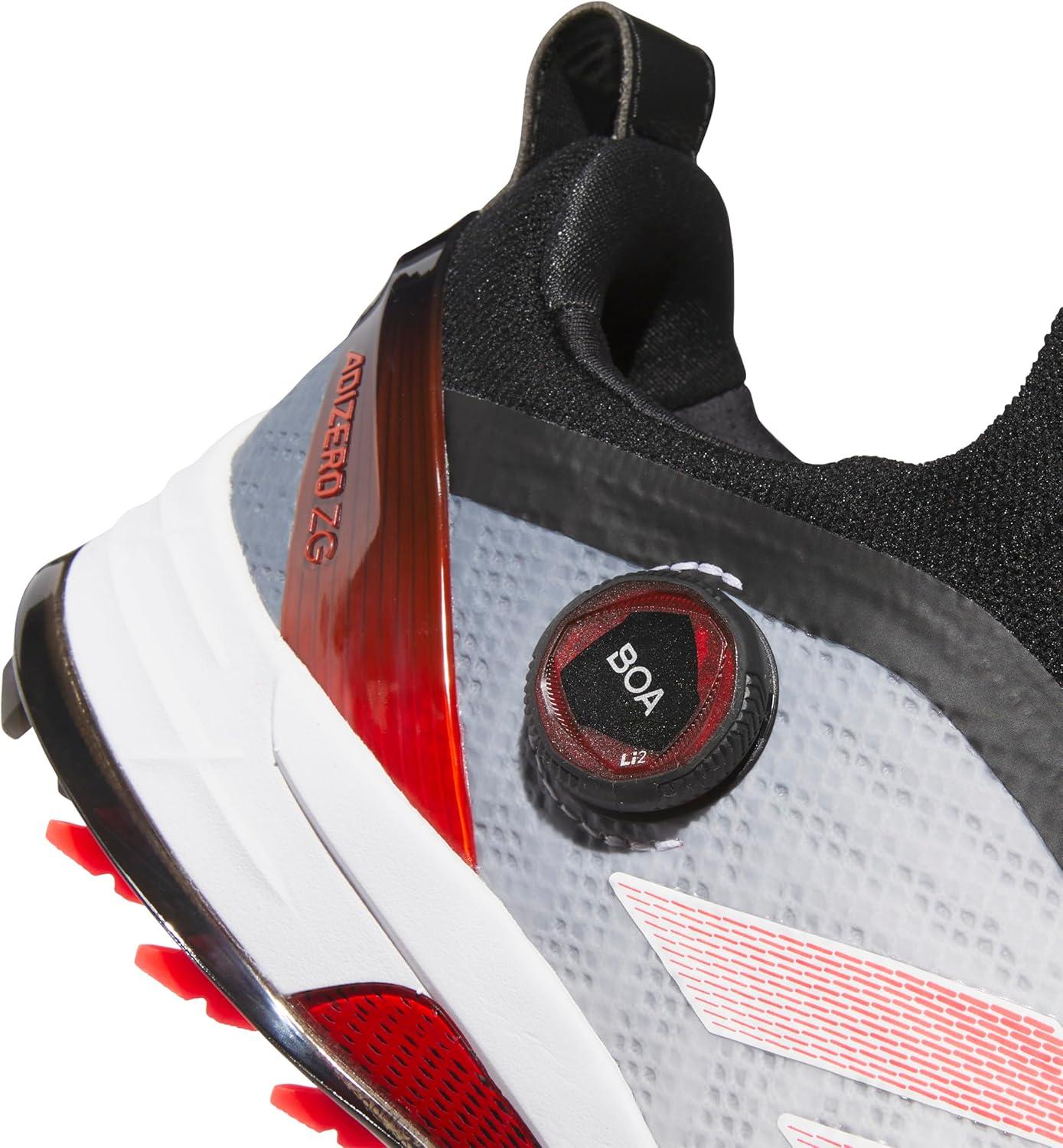 imageadidas Mens Adizero ZG BOA Spikeless ShoesFootwear WhiteLucid RedCore Black