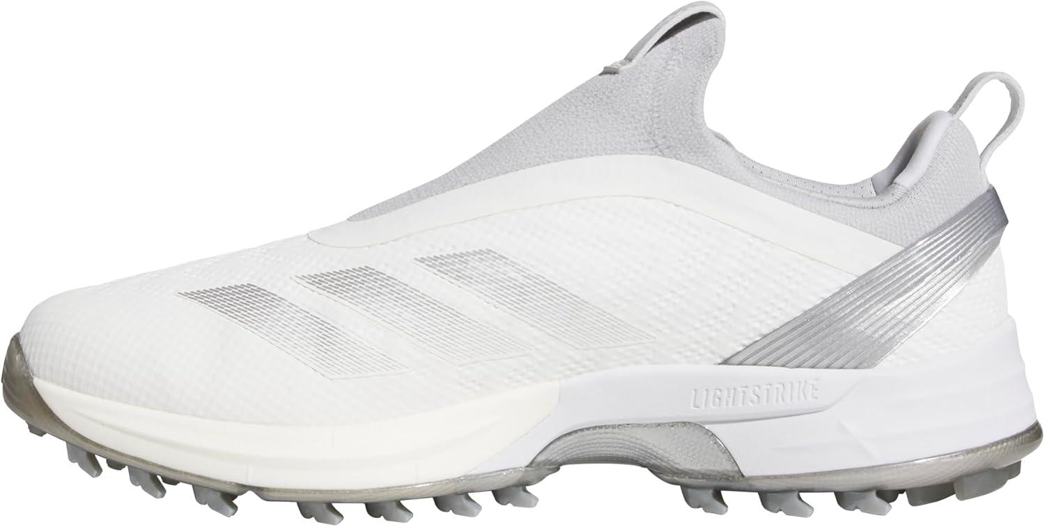 imageadidas Mens Adizero ZG BOA Spikeless ShoesFootwear WhiteSilver MetallicLight Solid Grey