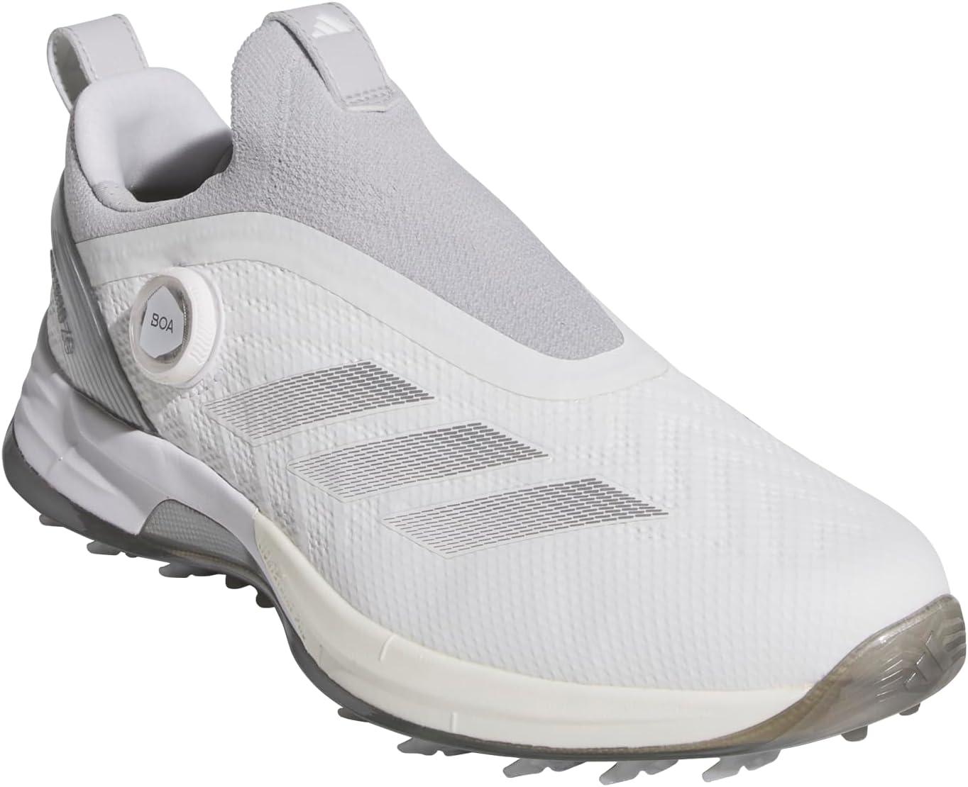 imageadidas Mens Adizero ZG BOA Spikeless ShoesFootwear WhiteSilver MetallicLight Solid Grey