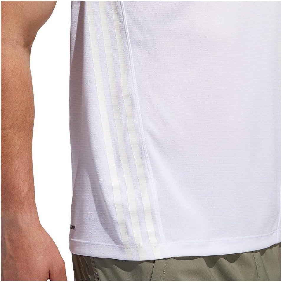 imageadidas Mens Aeroready 3Stripes TeeWhite