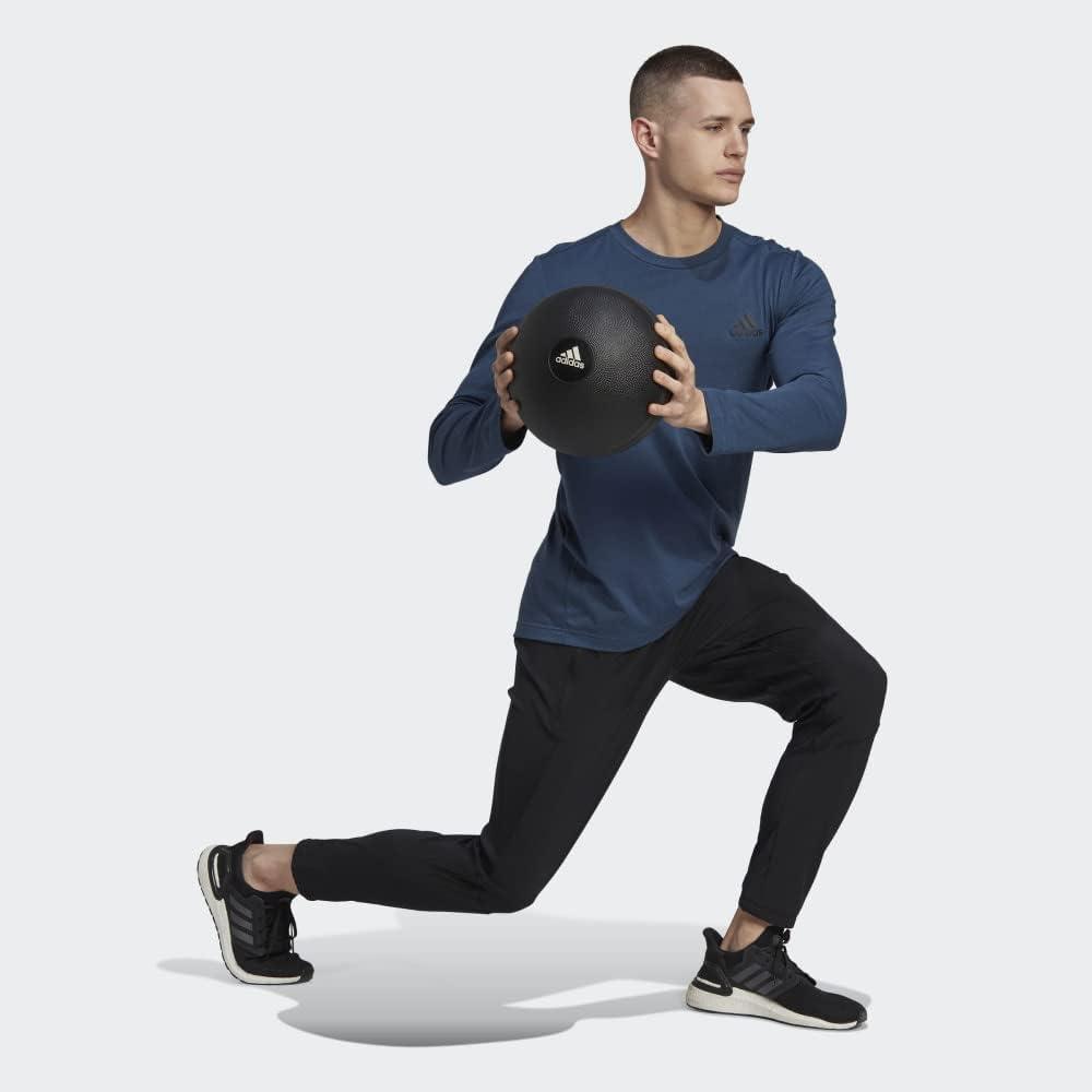 imageadidas Mens Aeroready Designed 2 Move Feelready Sport Long Sleeve TeeCrew NavyBlack