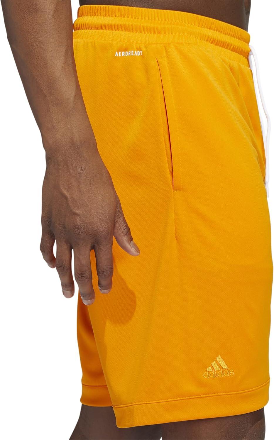 imageadidas Mens Big Logo ShortsBright Orange