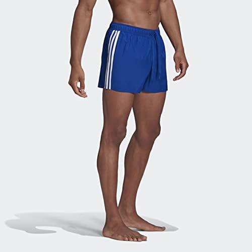 imageadidas Mens Classic 3Stripes Swim ShortsTeam Royal Blue