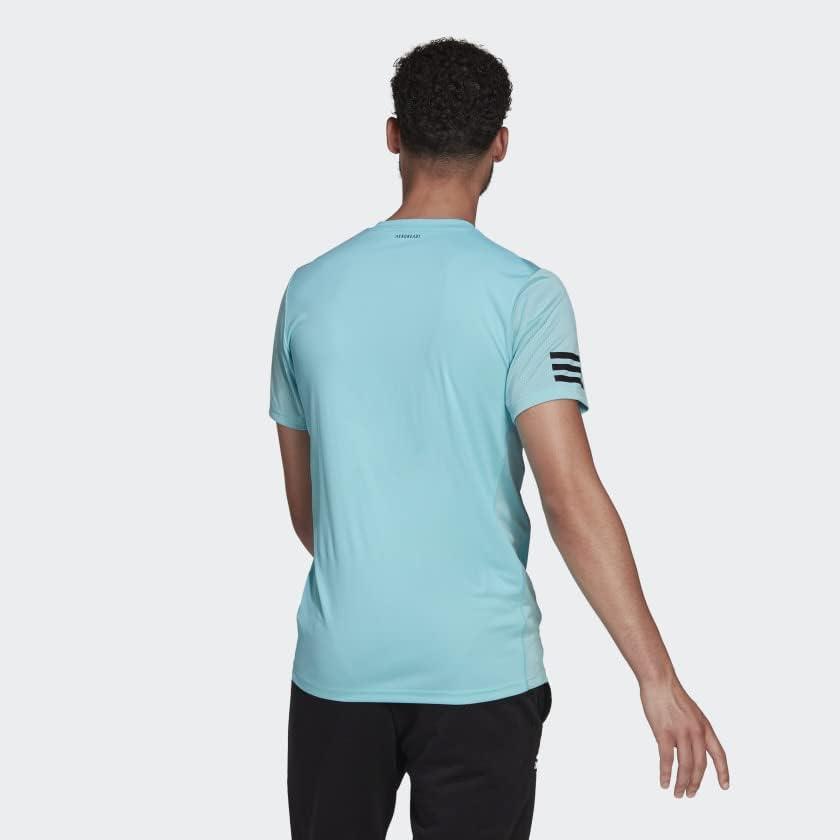 imageadidas Mens Club Tennis 3Stripes TeePulse AquaBlack