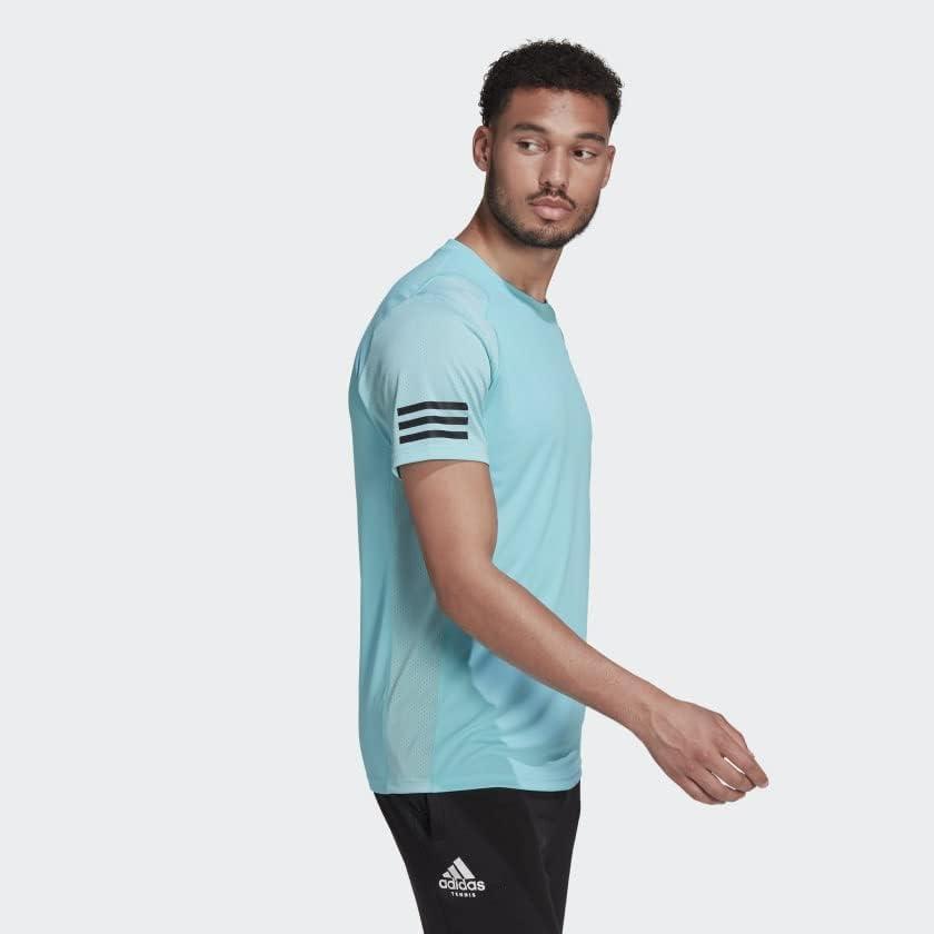 imageadidas Mens Club Tennis 3Stripes TeePulse AquaBlack