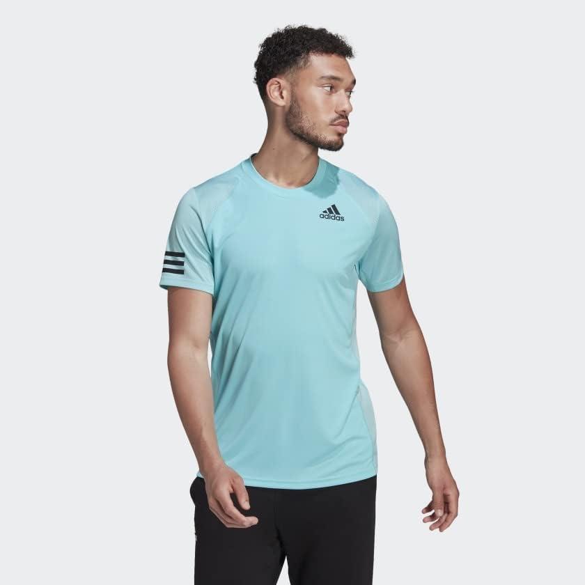 imageadidas Mens Club Tennis 3Stripes TeePulse AquaBlack