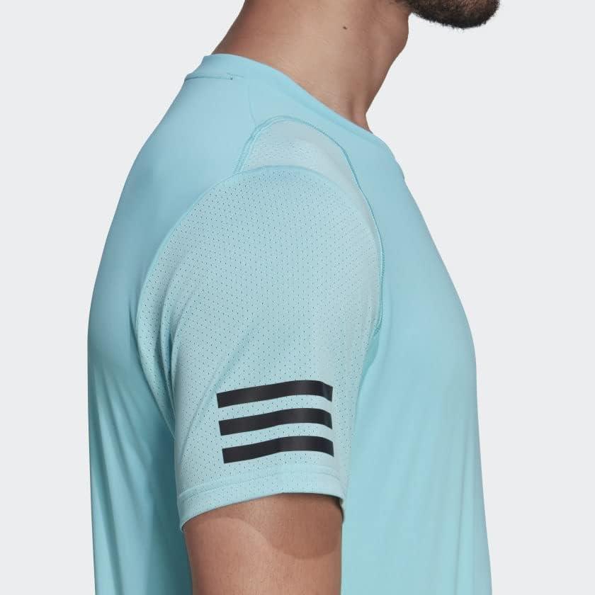 imageadidas Mens Club Tennis 3Stripes TeePulse AquaBlack