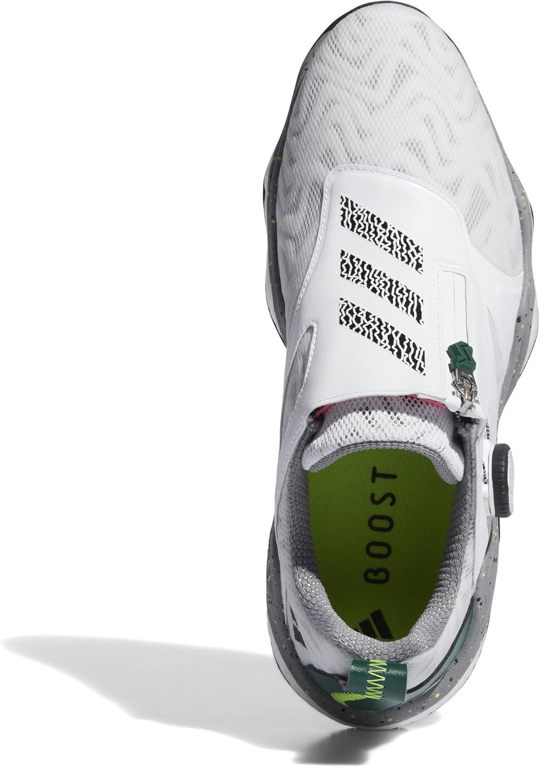 imageadidas Mens CodeChaos BOA 25 Spikeless Golf ShoesFootwear WhiteCore BlackCollegiate Green