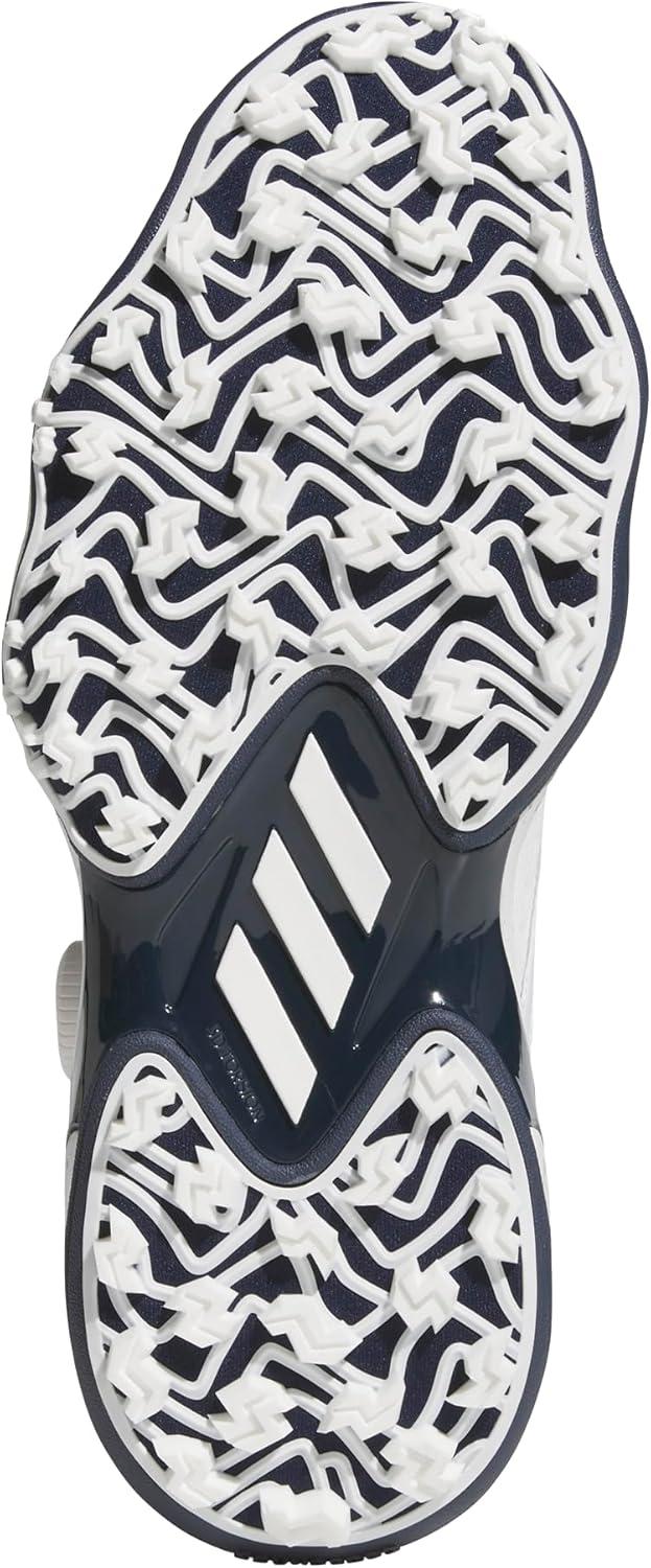 imageadidas Mens CodeChaos BOA 25 Spikeless Golf ShoesFootwear WhiteSilver MetallicCollegiate Navy