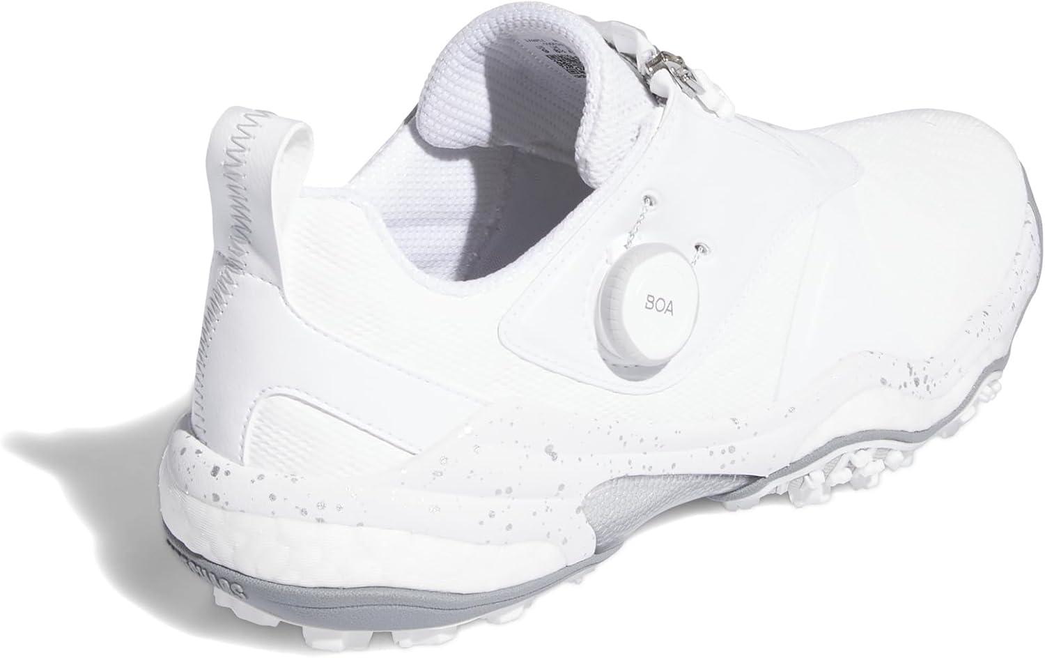 imageadidas Mens CodeChaos BOA 25 Spikeless Golf ShoesFootwear WhiteSilver MetallicGrey Two