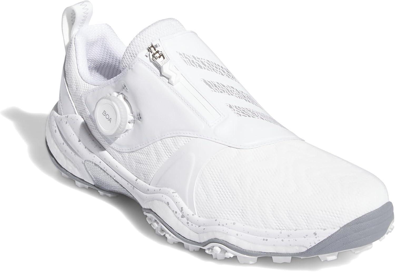 imageadidas Mens CodeChaos BOA 25 Spikeless Golf ShoesFootwear WhiteSilver MetallicGrey Two