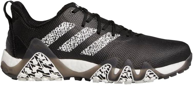 imageadidas Mens Codechaos 22 Spikeless Golf Golf Sneakers Shoes Silver WhiteCore BlackFootwear WhiteGrey Five