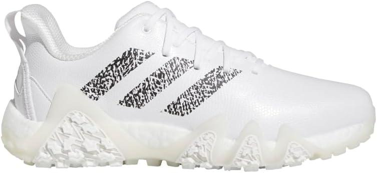 imageadidas Mens Codechaos 22 Spikeless Golf Golf Sneakers Shoes Silver WhiteFootwear WhiteCore BlackCrystal White