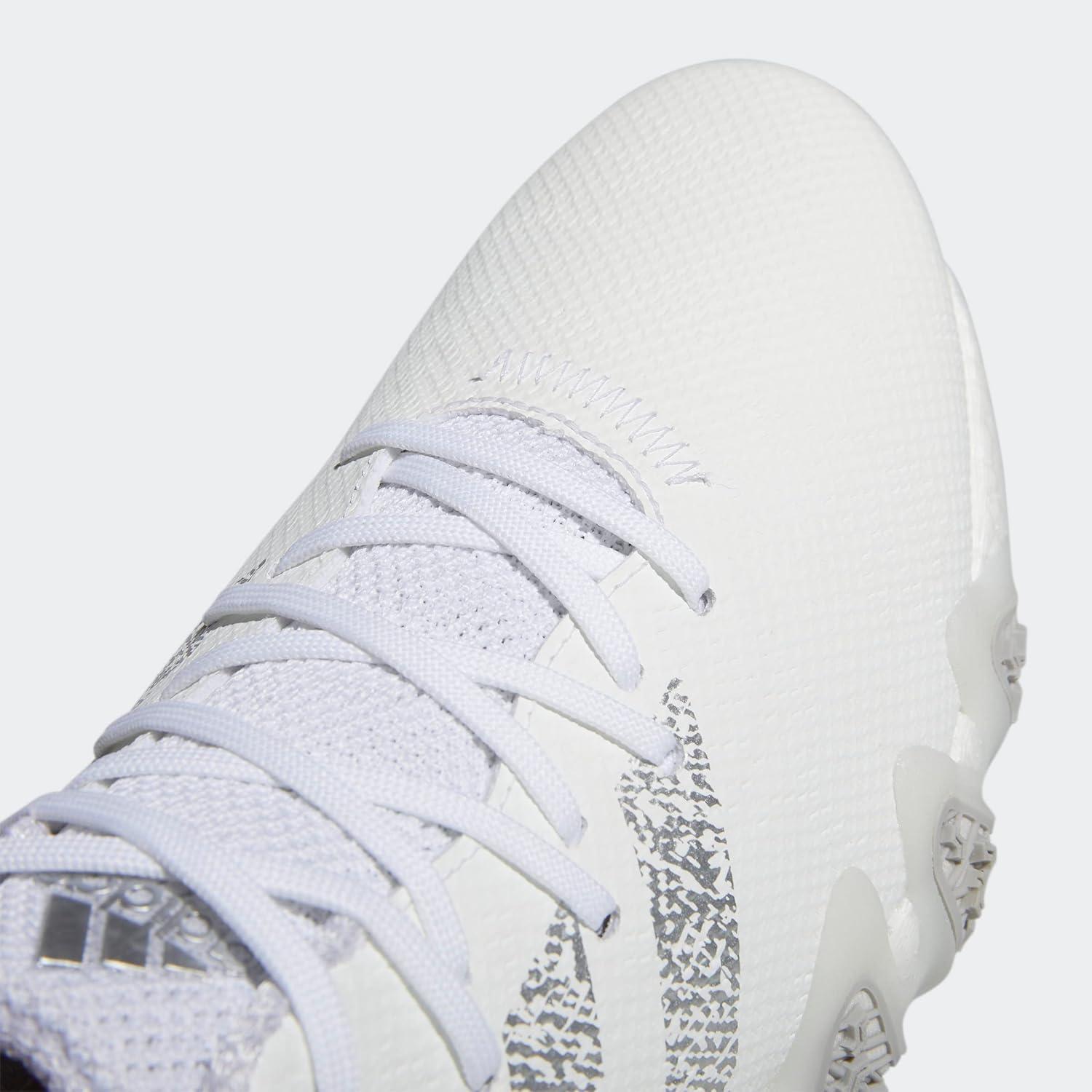 imageadidas Mens Codechaos 22 Spikeless Golf Golf Sneakers Shoes Silver WhiteFootwear WhiteSilver MetallicGrey Two