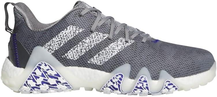 imageadidas Mens Codechaos 22 Spikeless Golf Golf Sneakers Shoes Silver WhiteGrey ThreeFootwear WhiteGrey Six