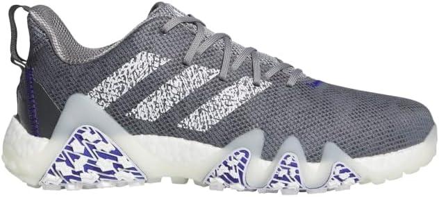 imageadidas Mens Codechaos 22 Spikeless Golf Golf Sneakers Shoes Silver WhiteGrey ThreeFootwear WhiteGrey Six