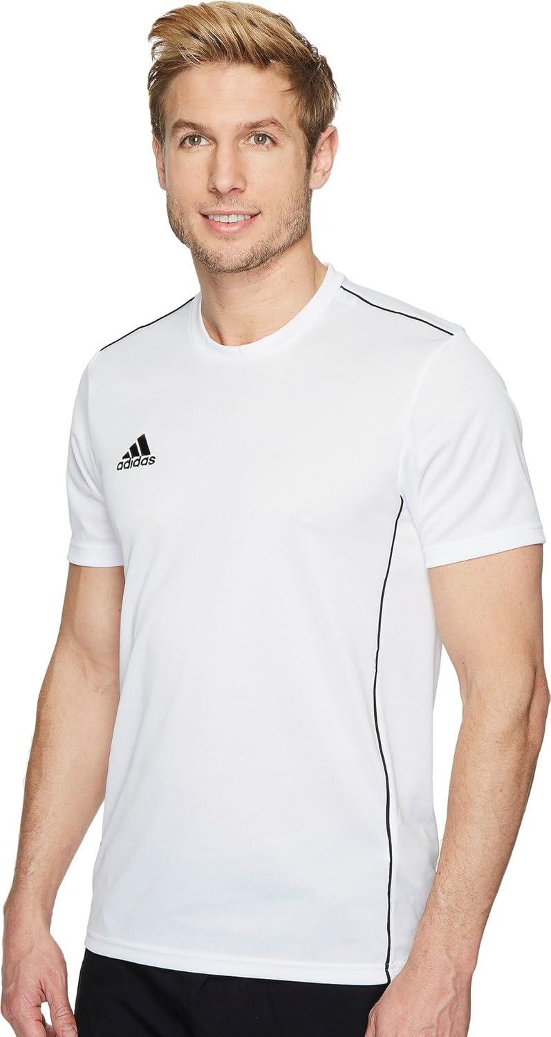 imageadidas Mens Core 18 Training JerseyWhiteBlack
