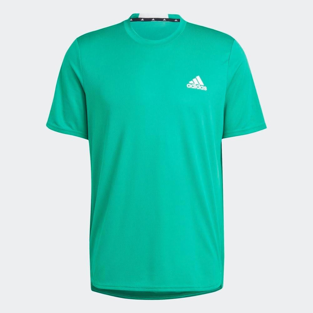 imageadidas Mens Designed 4 Movement TeeCourt GreenWhite