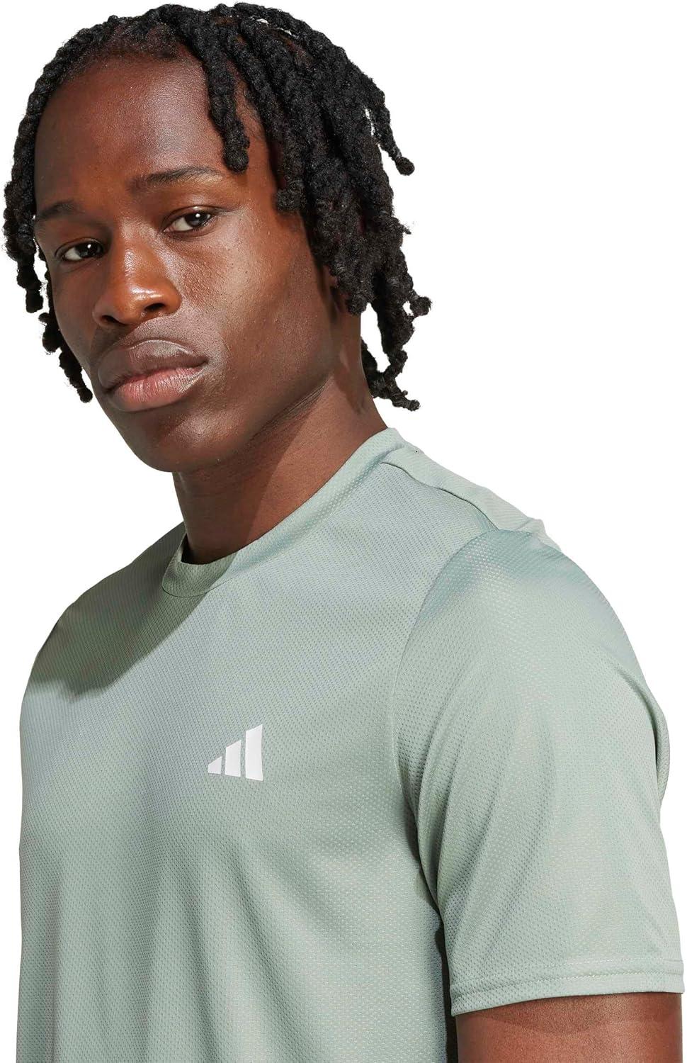 imageadidas Mens Designed 4 Movement TeeSilver GreenWhite