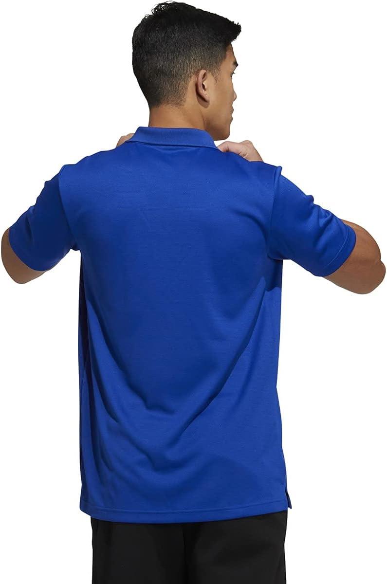 imageadidas Mens Designed to Move 3Stripes Polo ShirtRoyal Blue