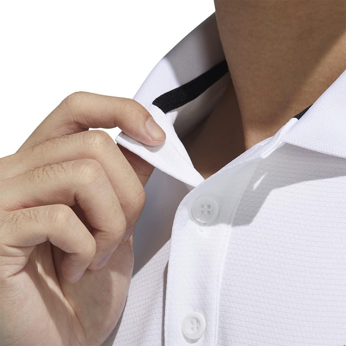 imageadidas Mens Designed to Move 3Stripes Polo ShirtWhiteBlack