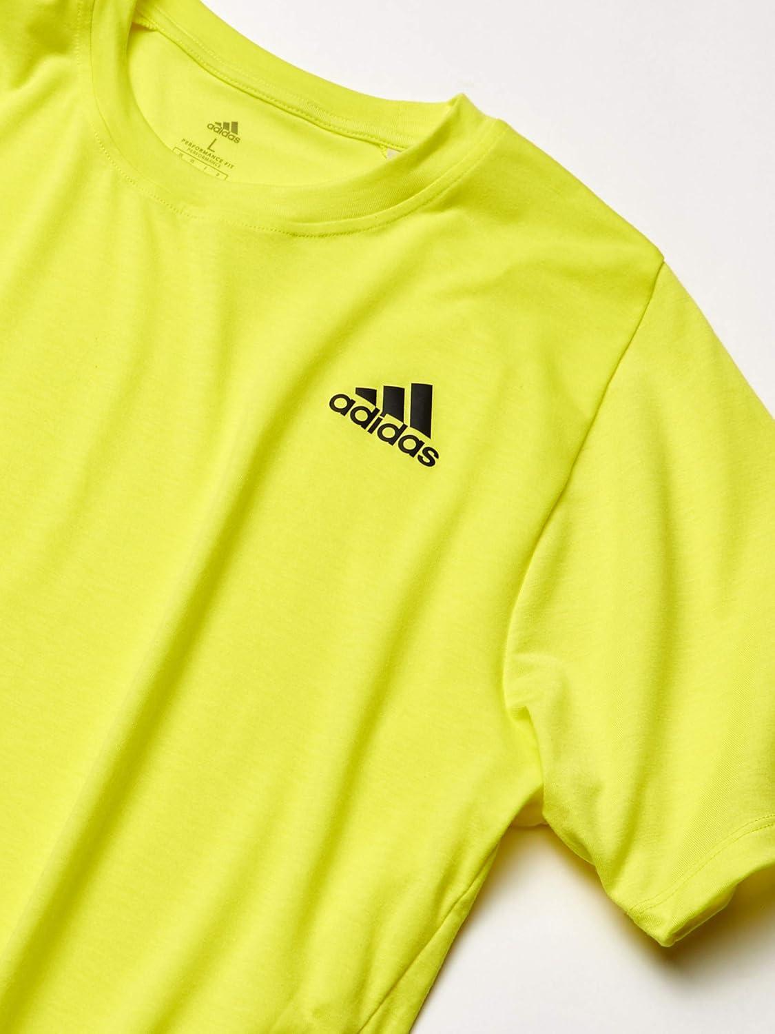 imageadidas Mens FreeLift TeeShock Yellow
