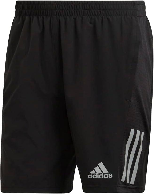 imageadidas Mens Own The Run ShortsBlackReflective Silver