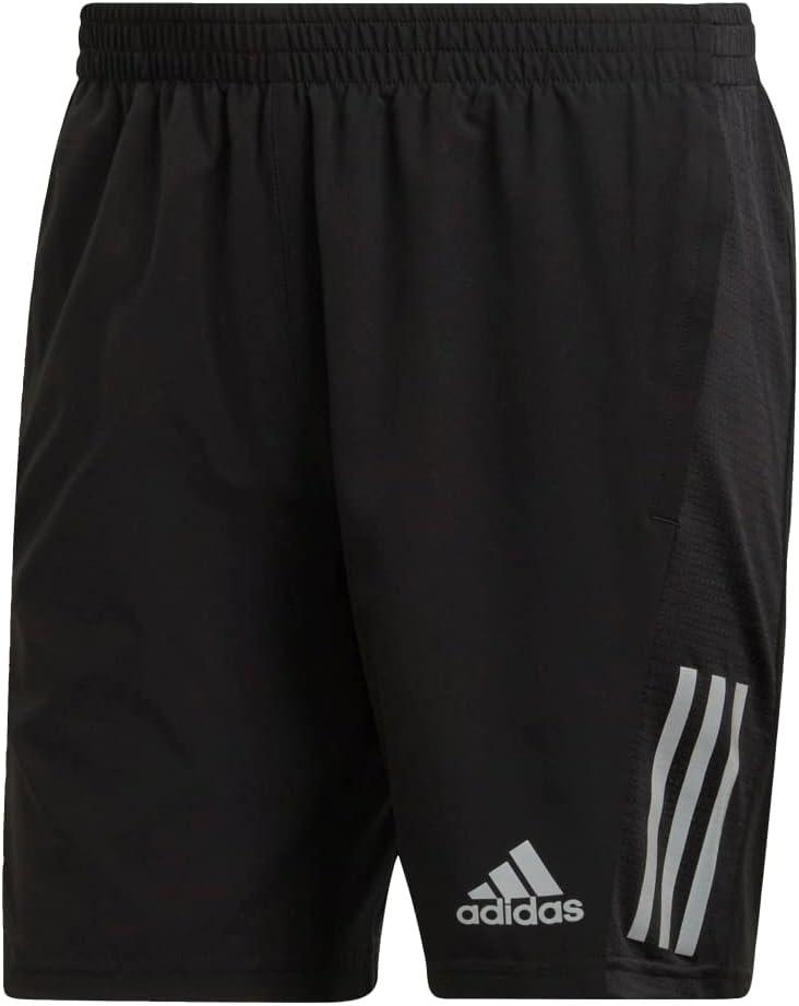 imageadidas Mens Own The Run ShortsBlackReflective Silver