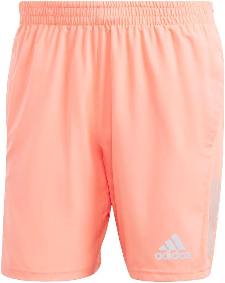 imageadidas Mens Own The Run ShortsCoral FusionReflective Silver