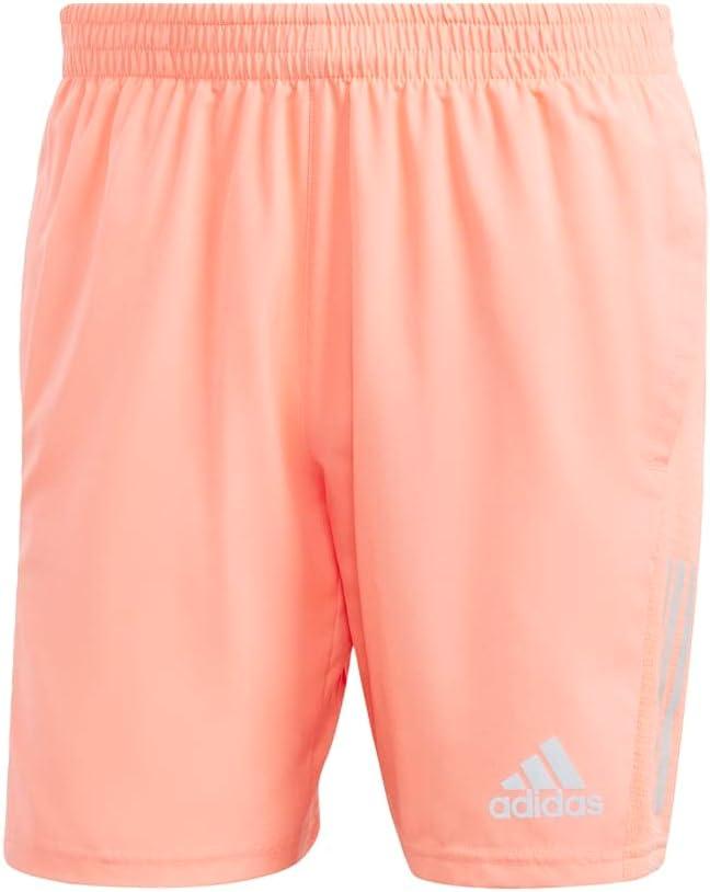 imageadidas Mens Own The Run ShortsCoral FusionReflective Silver