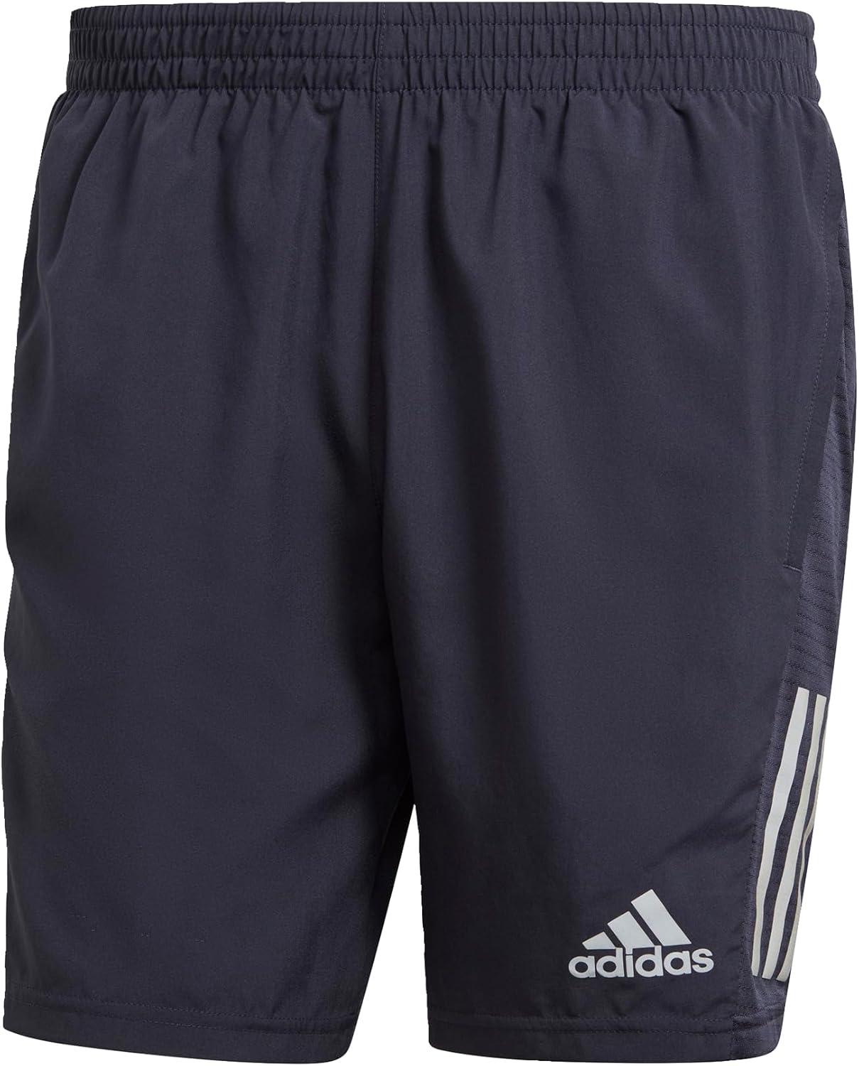 imageadidas Mens Own The Run ShortsLegend InkReflective Silver
