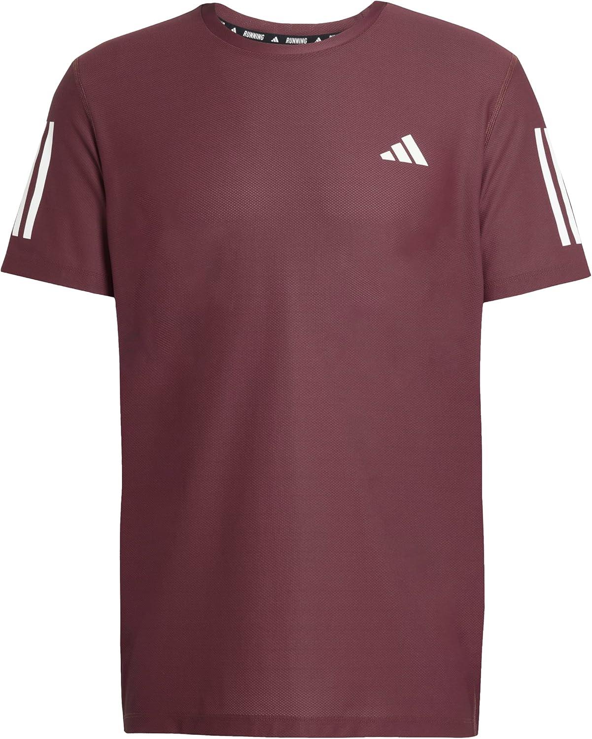 imageadidas Mens Own The Run TShirtAurora Ruby