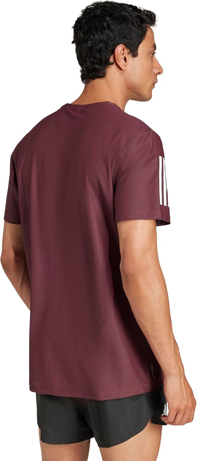 imageadidas Mens Own The Run TShirtAurora Ruby