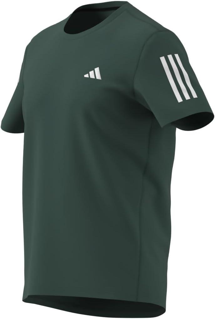 imageadidas Mens Own The Run TShirtCollegiate GreenWhite Melange