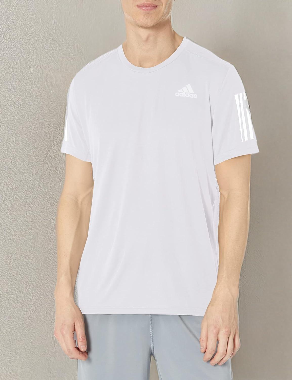 imageadidas Mens Own The Run TShirtDash GreyReflective Silver