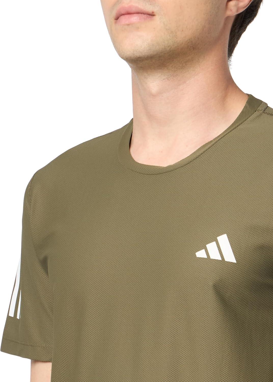 imageadidas Mens Own The Run TShirtOlive Strata