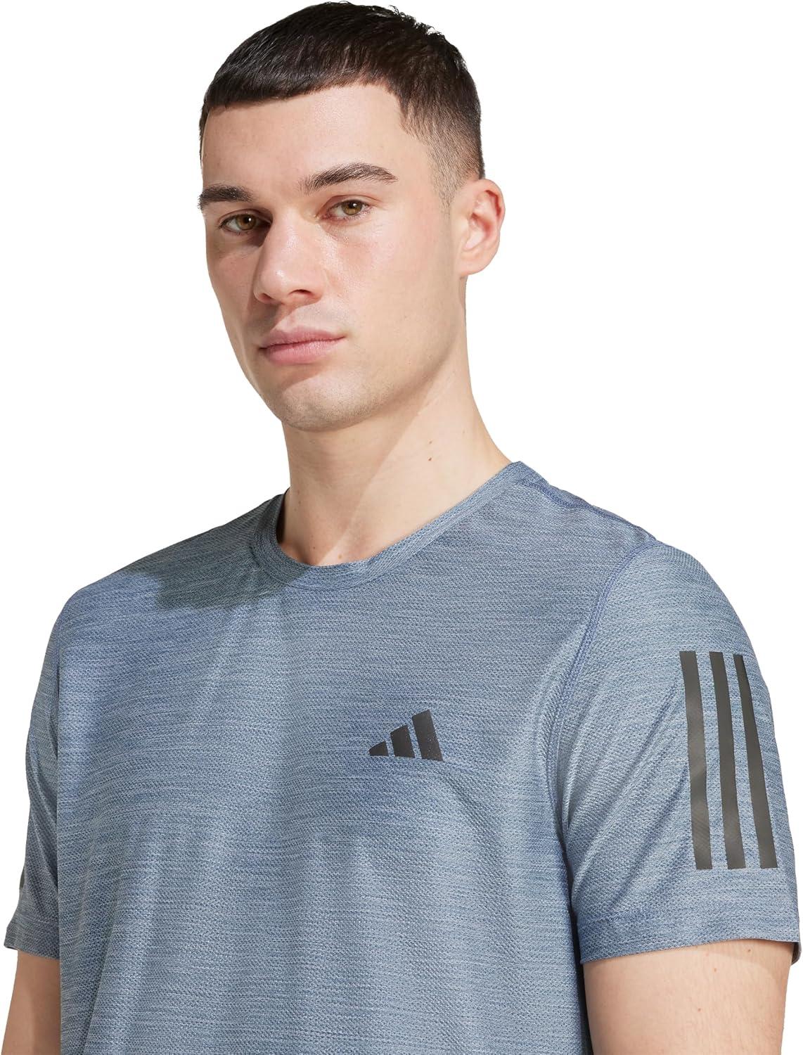 imageadidas Mens Own The Run TShirtPreloved InkWhite