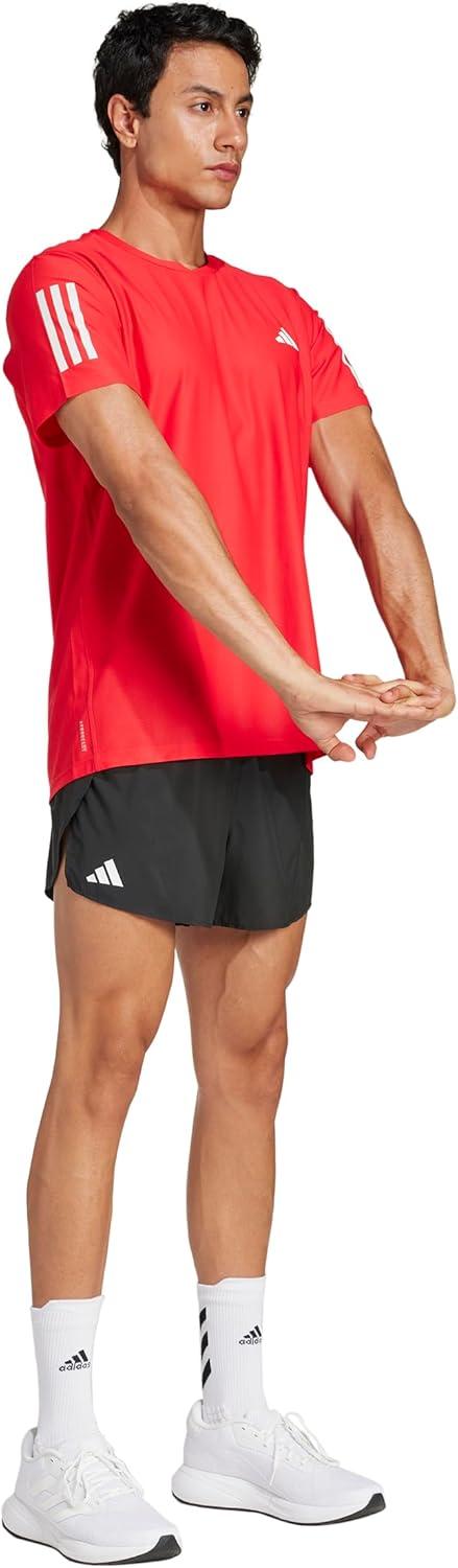 imageadidas Mens Own The Run TShirtPure Ruby