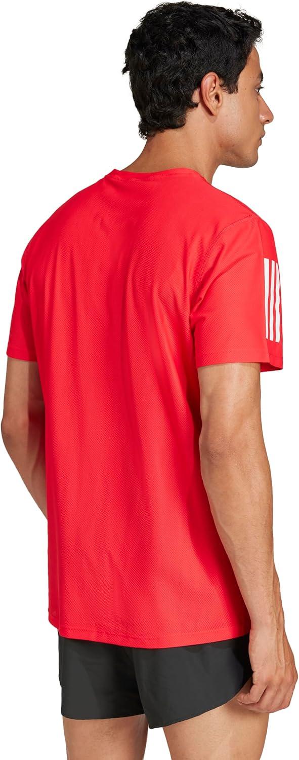 imageadidas Mens Own The Run TShirtPure Ruby
