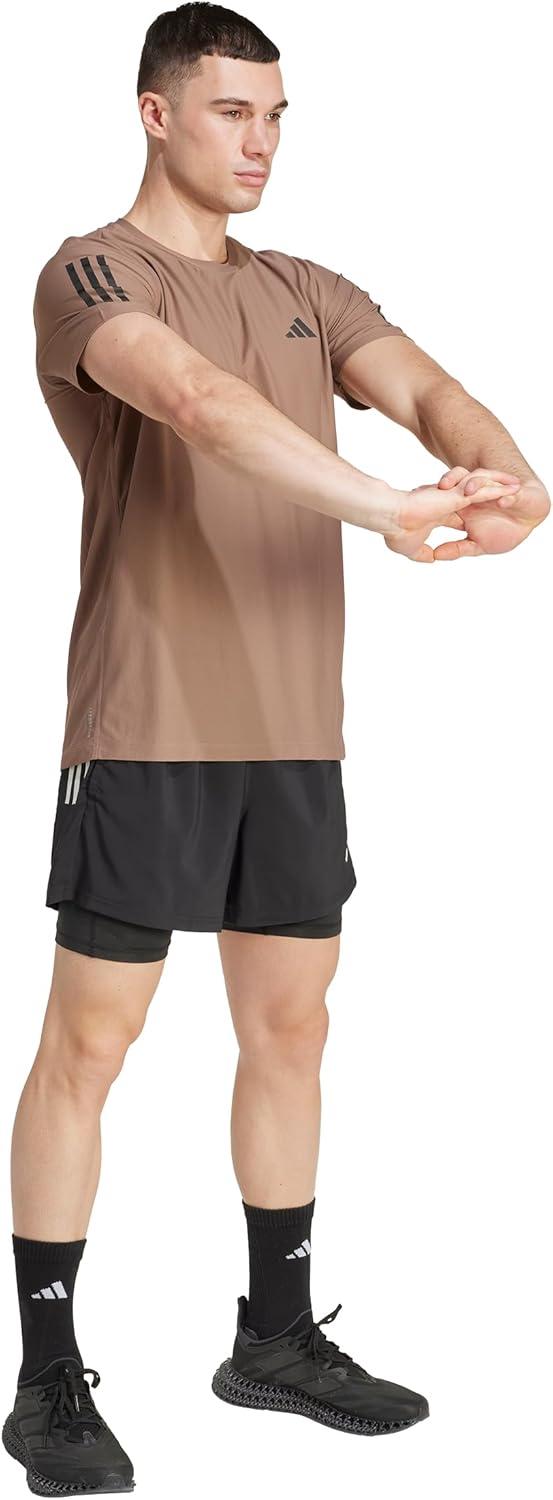 imageadidas Mens Own The Run TShirtTrace Brown