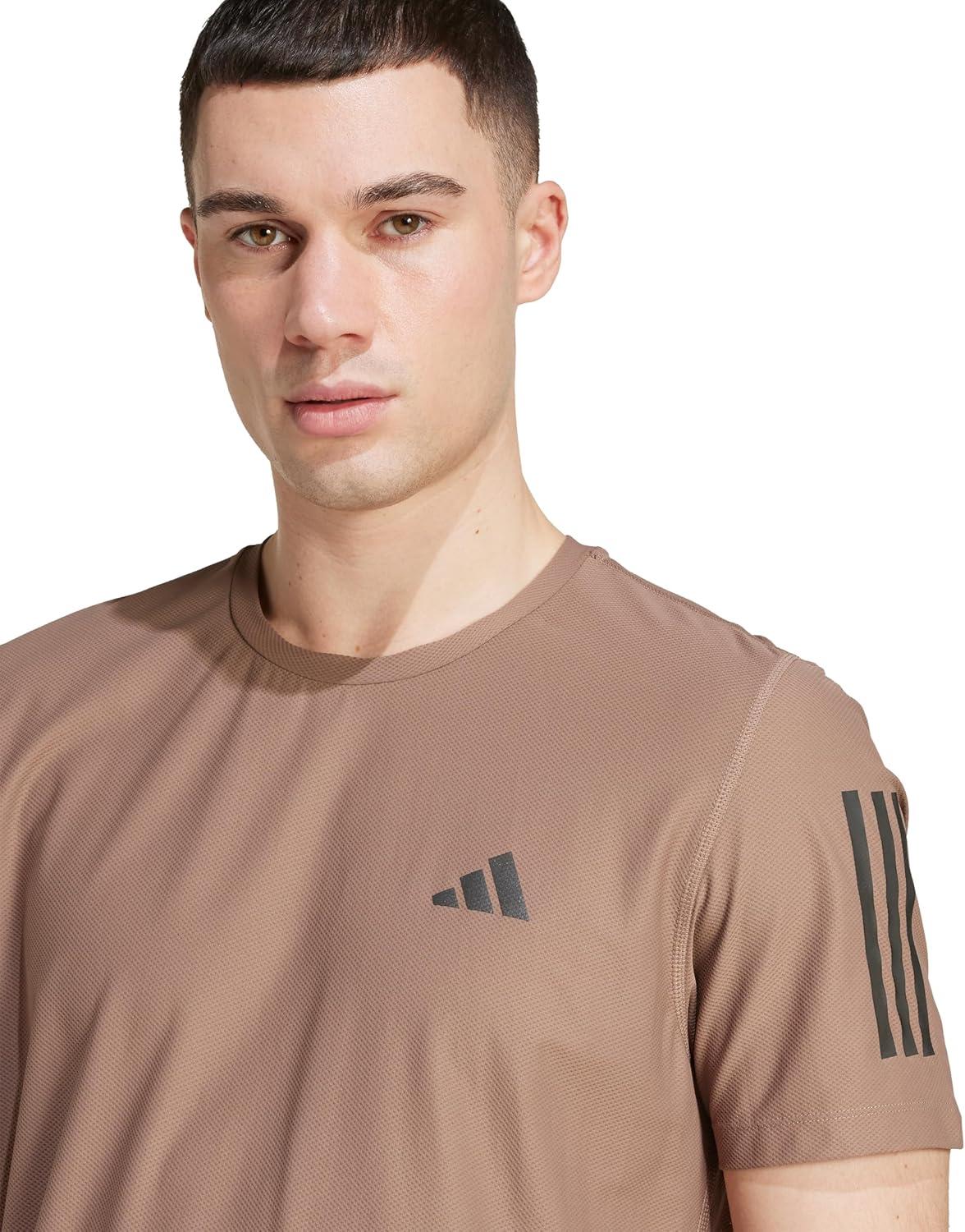 imageadidas Mens Own The Run TShirtTrace Brown