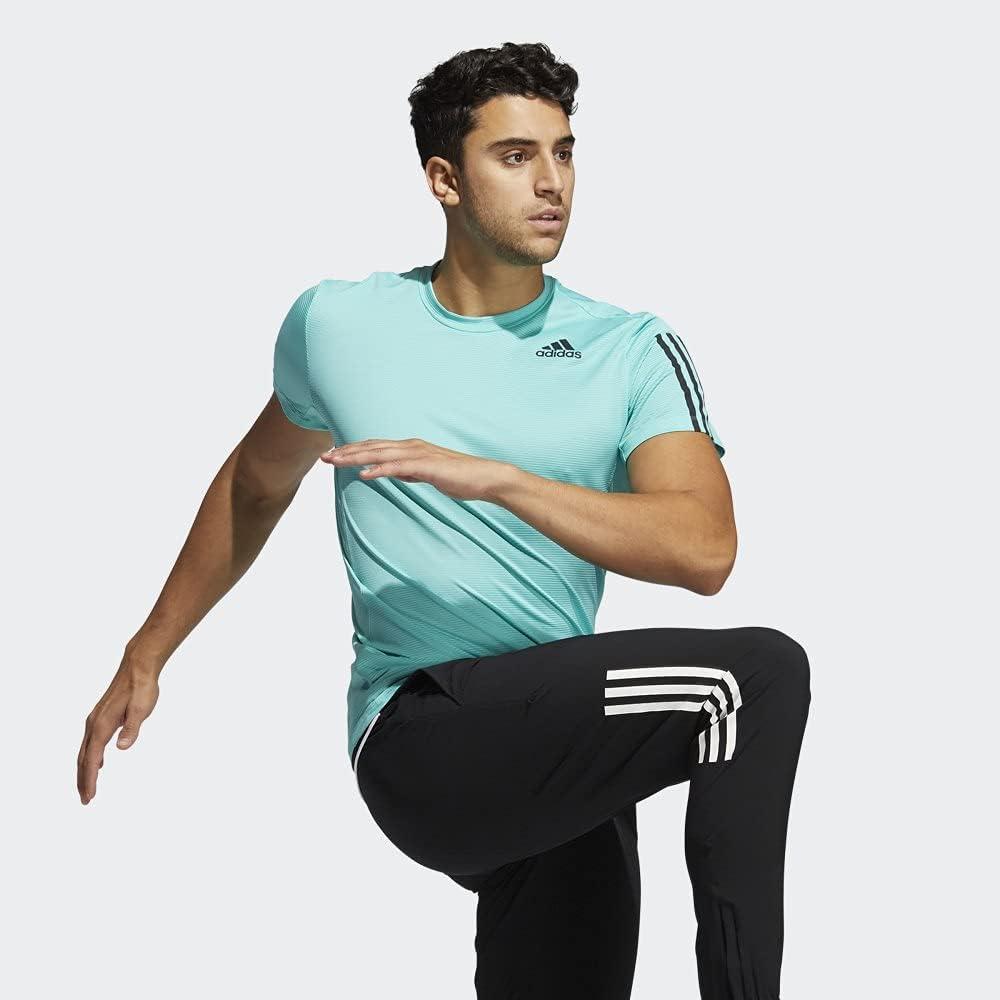 imageadidas Mens Primeblue Designed 2 Move 3Stripes TeeAcid Mint